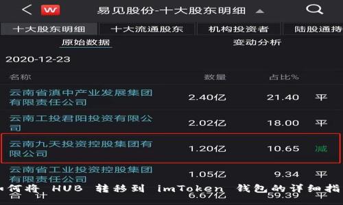 如何将 HUB 转移到 imToken 钱包的详细指南